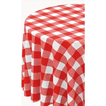 ubrus Ubrus PVC 084B káro velké červeno-bílé návin 20 m x 140 cm