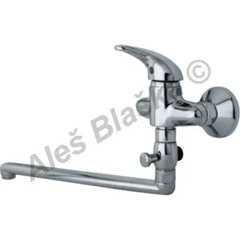 Vodovodní baterie GUGLIELMI - Itálie | GEOS GS 5705B páková nástěnná vanová a sprchová bez příslušenství (vodovodní baterie) - CHROM GS5705B