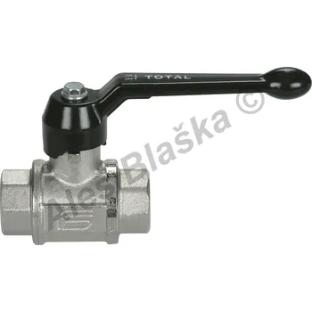 Ventil EFFEBI - Itálie | Kulový kohout (ventil) TOTAL plnoprůtokový, s ucpávkou, odmaštěný - 3/8" 0101