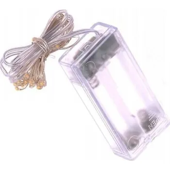 Vánoční dekorace LED světelný řetěz drát 30 LED