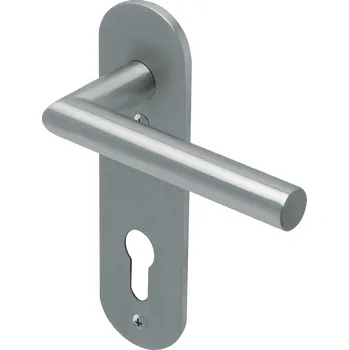 COBRA LOŽISKOVÉ KOVÁNÍ VISION PB3.0 KRATKÝ ŠTÍT Provedení: PZ (vložkový zámek), Povrch: IN - nerez, Rozteč: 72 mm