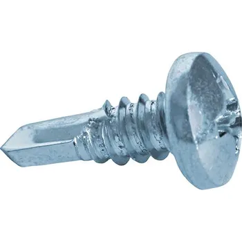 Šroub Samořezný šroub - půlkulatá hlava, křížová drážka 6, 3x19 mm, GZ HL TEX 6,3x19-P