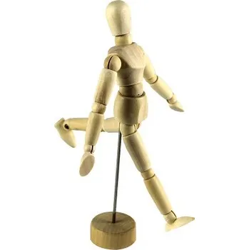 Dřevěný manekýn žena na podstavci 155mm (DRM1F)