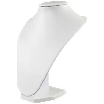 Šperkovnice Dekolt na šperky výška 22cm bílý slonová kost (A06Wx)