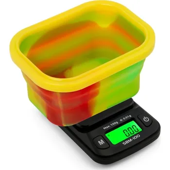 Kuchyňská váha On Balance Digitální váha s rasta silikonovou vaničkou, 0,01 - 100 g