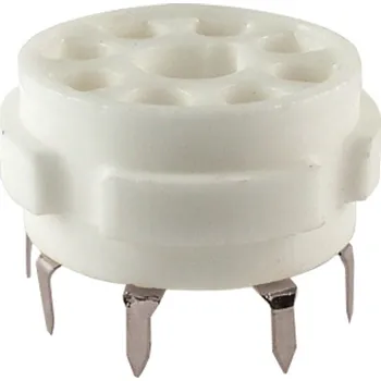 Elektronka TAD patice pro výkonovou elektronku 8 PIN, keramická, PC Mount