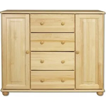 Ložnicová sestava Komoda KD117 povrchová úprava Bezbarvý přírodní lak