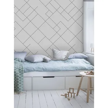 Tapeta Coloray Fototapeta Bílé geometrické tvary Samolepící Fototapeta Vliesová 250 x 250 cm coloraydecor-f-as-116328214