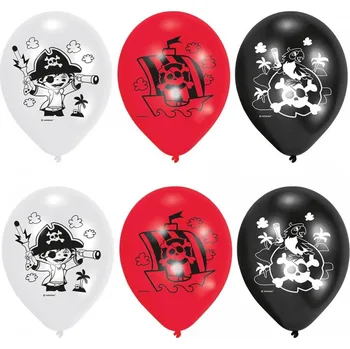Balónek Sada balónků 6 ks - piráti pro děti
