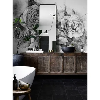 Tapeta Coloray Fototapeta Růže ve stylu decoupage Samolepící Fototapeta Vliesová 250 x 250 cm coloraydecor-f-ss-513477781