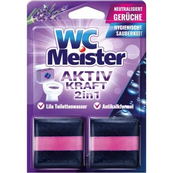 Čisticí prostředek WC Meister kostka do splachovače 2x50g - vůně levandule