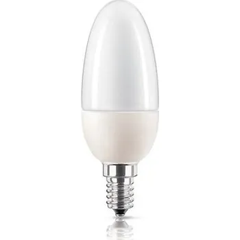Žárovka Úsporná zářivka Philips Softone Candle 5W E14 230-240V WW 1PF/12
