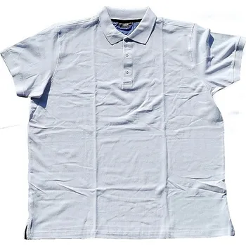 Pánské tričko Pánská polokošile - tričko s líímečkem ADAMO krátký rukáv bílá Adamo ODE-AD-139801-100 - 6XL