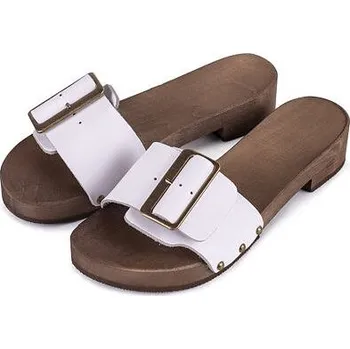 Dámská zdravotní obuv Vlnka Dámské nízké dřeváky bílá velikost obuv dospělí 42