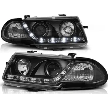 Osvětlení automobilu Tuning Tec Přední světla OPEL ASTRA F 09.94-08.97 DAYLIGHT černé