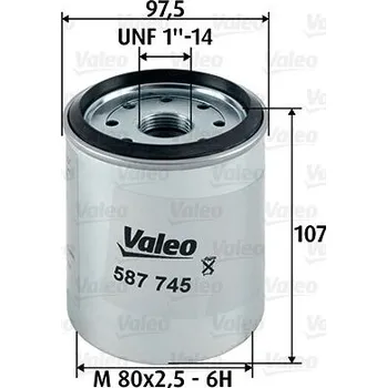 Palivový filtr Palivový filtr VALEO 587745