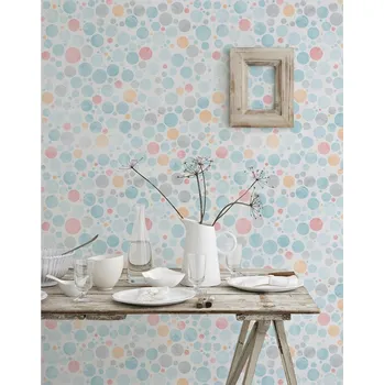 Tapeta Coloray Fototapeta Modré živé kruhy Samolepící Fototapeta Vliesová 250 x 250 cm coloraydecor-f-ss-279060350