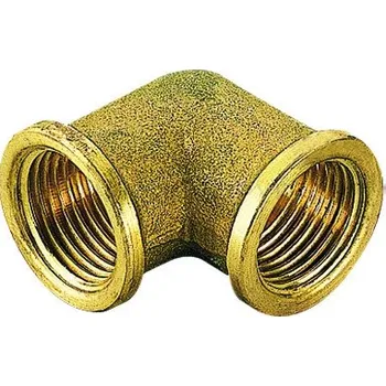Fitinka TIEMME - Itálie | Koleno FF mosazné 90° (vnitřní závit) - MOSAZ - 6/4" TM1560