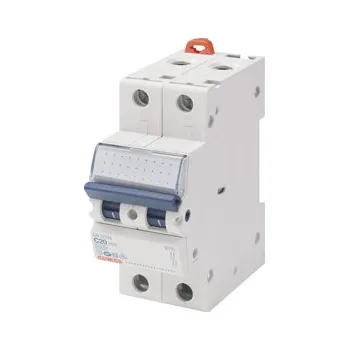 Jistič Jistič 2pólový B 4kV 230-400V MT60 10A 2 moduly bílá GEWISS GW92246