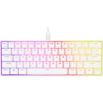 Corsair K65 RGB Mini US bílá Klávesnice Corsair K65 RGB Mini US bílá