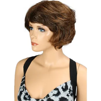 Paruka Dámská paruka krátká, hnědá, 409-230M30 (PAR-409-2/30M30)