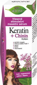 Vlasová regenerace Bione Cosmetics Keratin + Chinin vlasové sérum 215 ml