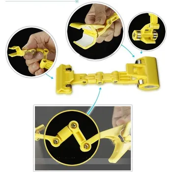 Etiketovací kleště Memo clip, držák na cenovky kloubový žlutý (MC22Y)