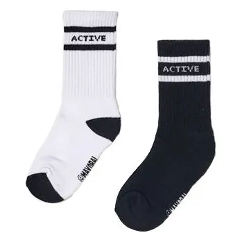 MAYORAL dívčí vysoké ponožky černá/ bílá - 152 cm, EUR 36-37