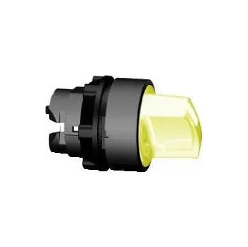 vypínač a zásuvka Ovládací hlavice otočná prosvětlená 2 pev. polohy žlutá SCHNEIDER ZB5AK1253