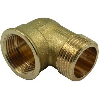 Fitinka TIEMME - Itálie | Koleno MF mosazné 90° (vnitřní/vnější závit) bez lemu - MOSAZ - 1" TM1561