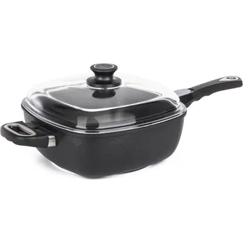 Pánev Hluboká pánev G21 Cook 26 cm s poklicí a odnímatelnou rukojetí