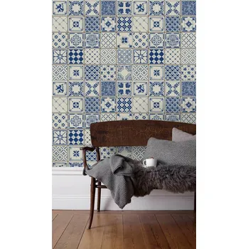 Tapeta Coloray Fototapeta Španělské dlaždice Samolepící Fototapeta Vliesová 250 x 250 cm coloraydecor-f-ss-331082201