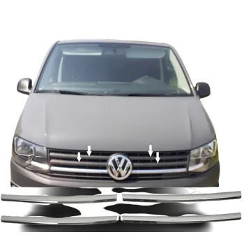Lišta karosérie Nerez lišty přední masky Omtec VW T6 2015+ 4 ks