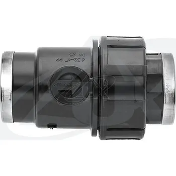 Fitinka UNIDELTA S.p.A. - Itálie | PE (PP-S) spojka zpětná klapka pro polyetylénové trubky (polyš)(svěrný plastový) - 5/4" UNI1077