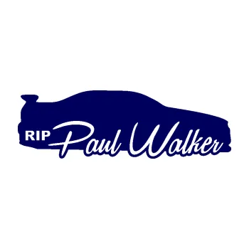 Samolepící dekorace SAMOLEPKA Paul Walker 005 RIP (23 - tmavě modrá) NA AUTO, NÁLEPKA, FÓLIE, POLEP, TUNING, VLASTNÍ TEXT, TISK, AUTOSAMOLEPKY.cz, POLEPY, OBRÁZEK, LOGO, SAMOLEPKY