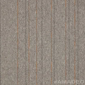 Koberec Kobercové čtverce Modulyss First Straightline 147 - béžová/oranžová