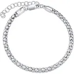 Dámský náramek ze stříbra POPCORN - 4 mm varianta 18 + 4 cm TTT3000CRB-18 + 4 cm