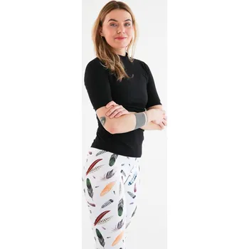 Dámské tričko Černé dámské triko se stojáčkem nanosilver® Velikost: S