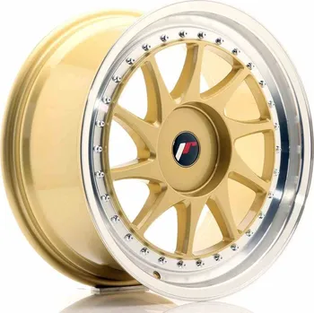 Alu kolo JR Wheels JR26 18x8,5 ET35-40 BLANK Gold w/Machined Lip