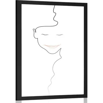 Plakát Dovido Plakát minimalistická tvář ženy