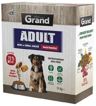 Krmivo pro psa Grand Dog Adult Mini/Small Breed Beef 11 kg