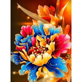 Diamantové malování Diamantové malování/Huacan - Barevná květina II