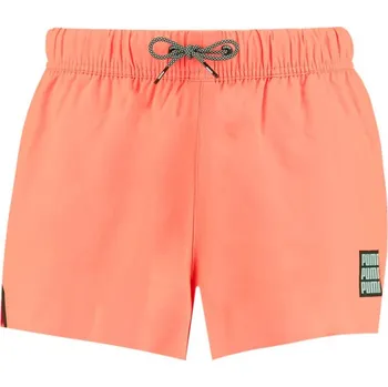 Dámské kraťasy Dámské koupací šortky Puma SWIM WOMEN HIGH WAIST SHORTS 1P W oranžové 935078-02 - S | UK 9,5 | US 10,5