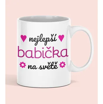 Hrnek keramický s potiskem Nejlepší babička na světě