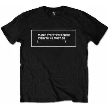 Pánské tričko Merch Manic Street Preachers: Tričko Everything Must Go Monochrome S