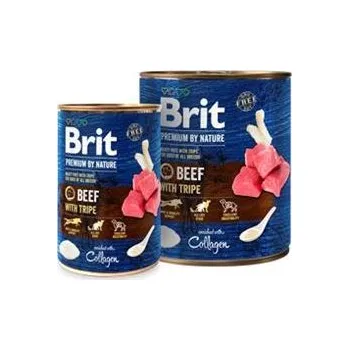 Krmivo pro psa Brit Premium Dog by Nature konz Beef & Tripes 400g