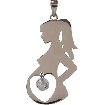 Přívěsek Stříbrný přívěsek s kamenem