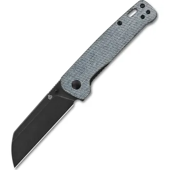 Pracovní nůž QSP knife Penguin, zavírací nůž s klipem, denim černý QS130-B2