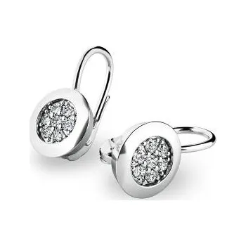 Náušnice Diamantové náušnice z bílého zlata AU 585/1000 PATTIC G10902B04