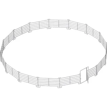 Ohradník Kruhová jízdárna, kruhovka pro koně průměr 15,2 m z ohradních panelů Texas 3 x 1,55 m